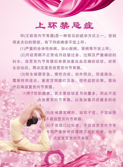 上环禁忌症 上环禁忌症